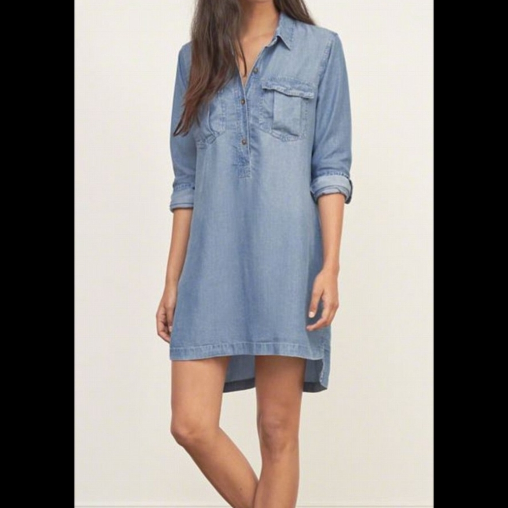 Abercrombie Chambray Shirt Dress